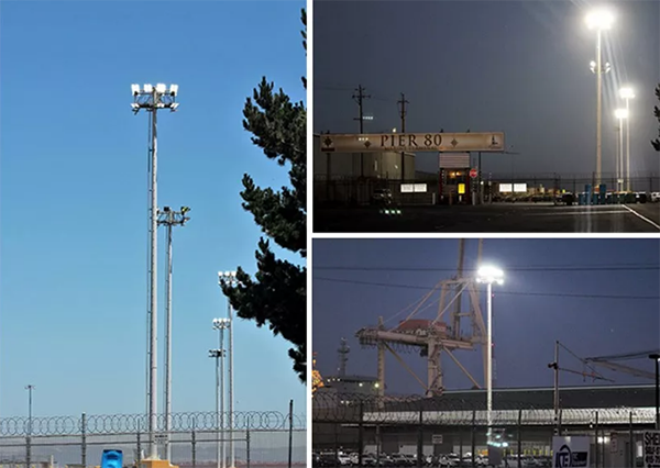 元亨光电LED高杆灯照亮美国旧金山港口